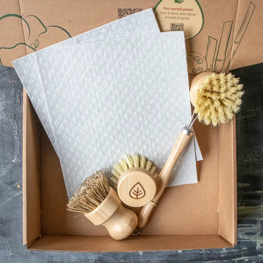 Zero Waste Kitchen Brush Set - Starter Kit – Sisadore