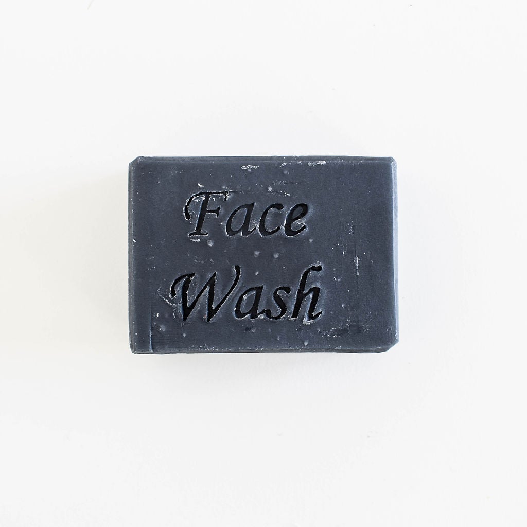 Charcoal Face Wash Bar - naturally detoxifying