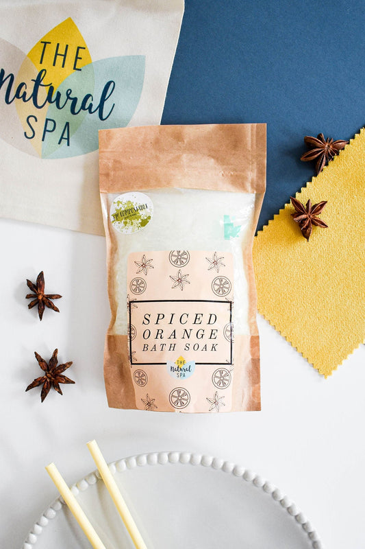 Spiced Orange Bath Salts - Compostable pouch - 2 different size options