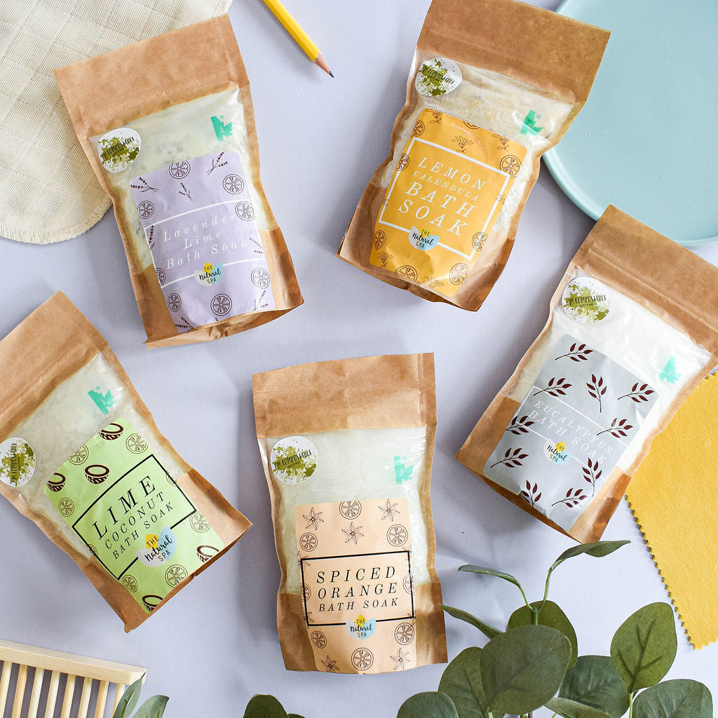 Eucalyptus Bath Soak - Compostable pouch  2 different size options