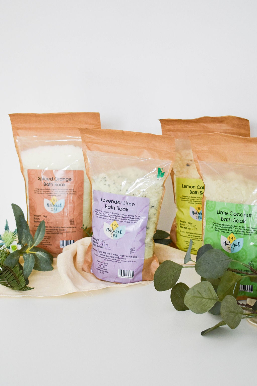 Spiced Orange Bath Salts - Compostable pouch - 2 different size options