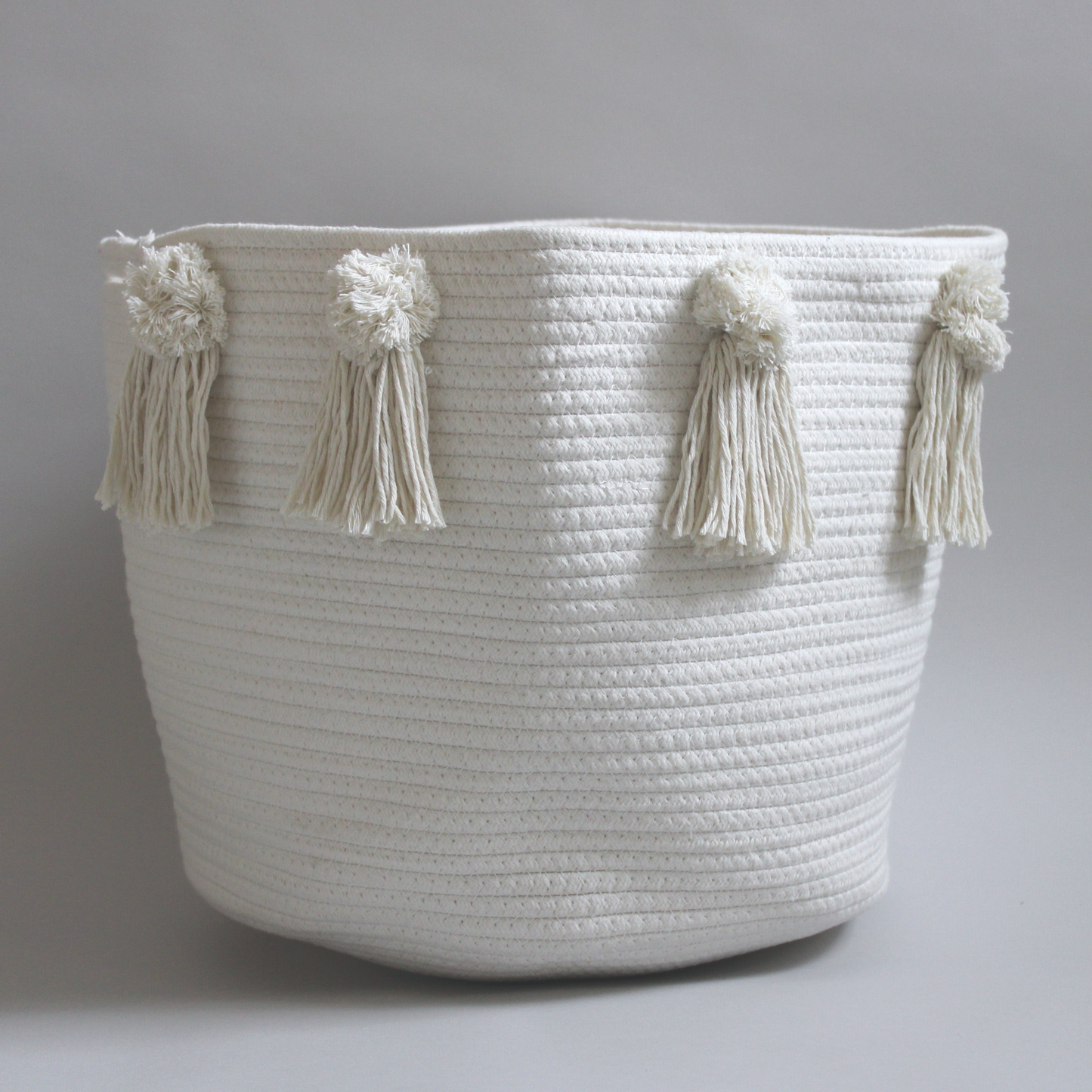 Pom and Tassel Basket - Large