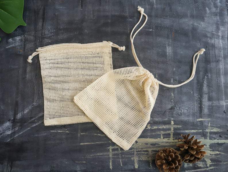 Set of 2, 4 or 6 Organic Mesh Bags