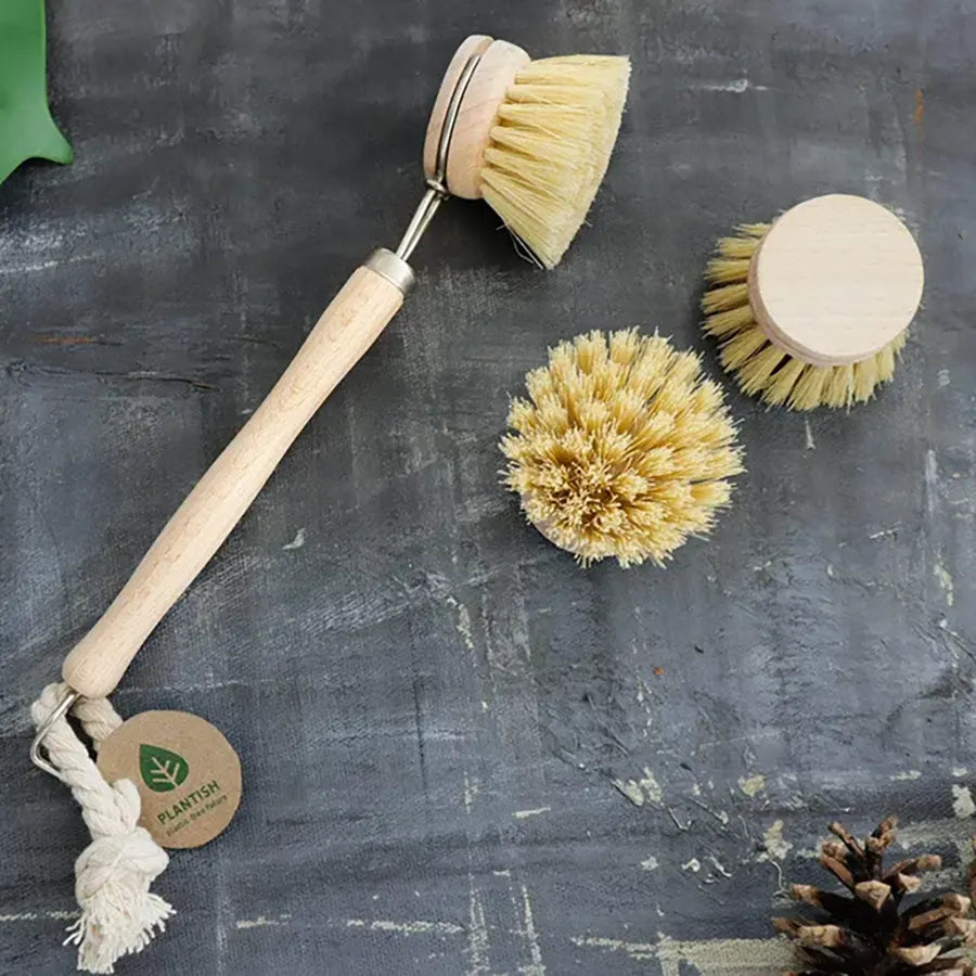Zero Waste Kitchen Brush Set - Starter Kit